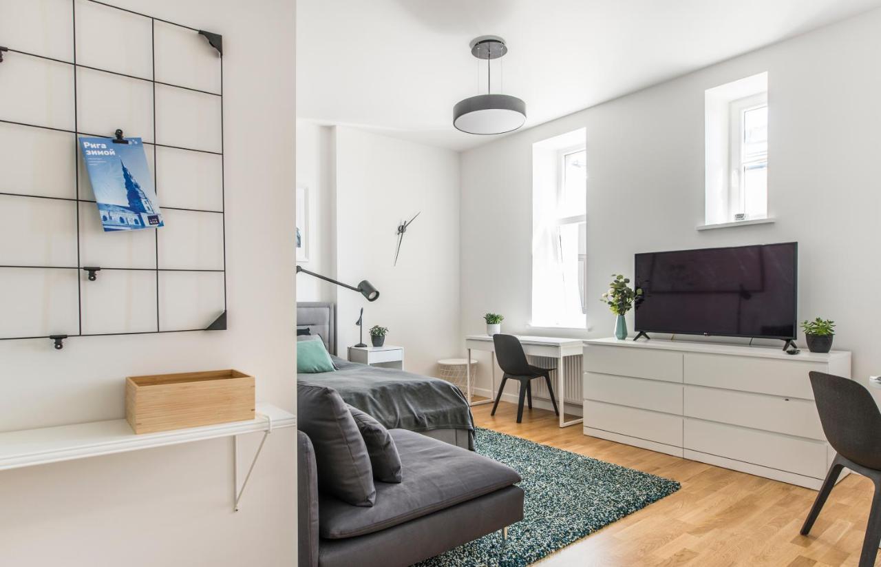 Cozy Modern Studio - Great For Short Trips รีกา ภายนอก รูปภาพ